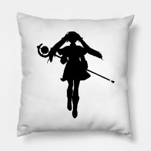 A design featuring Frieren the elf girl character as Frieren the Slayer from Sousou no Frieren Frieren Beyond Journeys End or Frieren at the Funeral anime fall 2023 D9 SNF53 Pillow