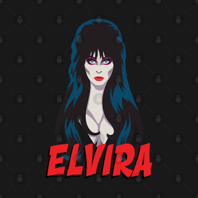 Elvira fan art by Branigan