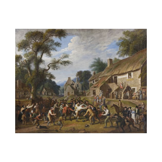 The Foot-Ball Play by Alexander Carse by Classic Art Stall