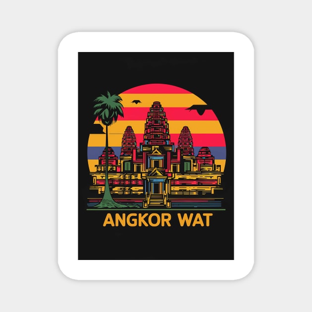 ANGKOR WAT Magnet by likbatonboot