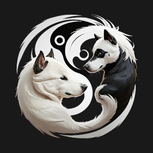 Dogs Yin Yang T-Shirt