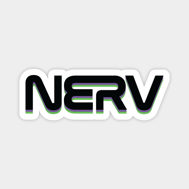 NERV Magnet by GoodManDesign