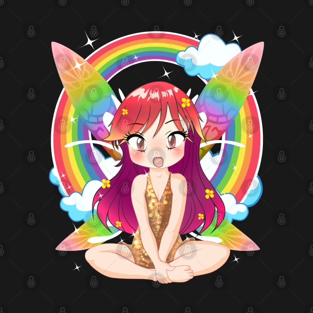 Rainbow Magical Fairy LGBT Community Pride by TheBeardComic