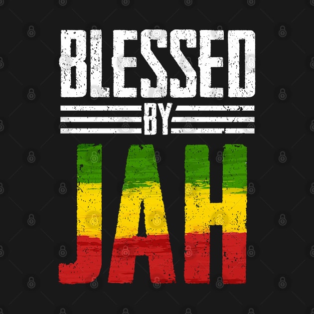 Blessed by Jah reggae Rastafari roots good vibes by Caskara