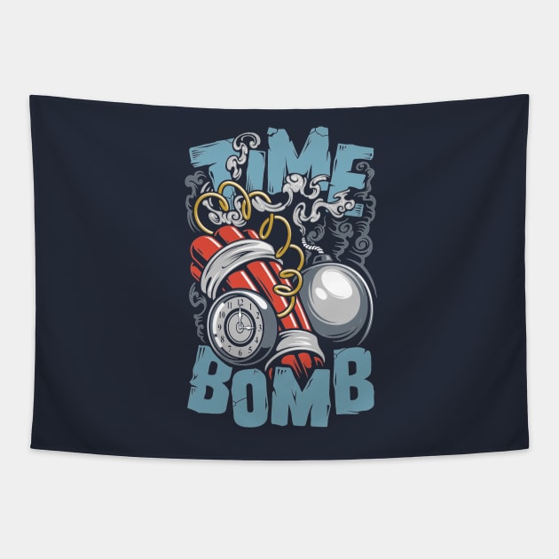 Time Bomb Tapestry by JakeRhodes