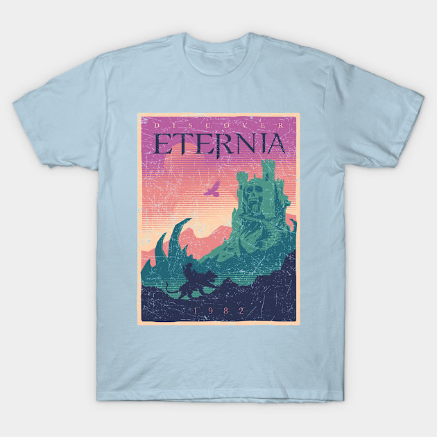 Disover Discover Eternia (sunset variant) - Motu - T-Shirt