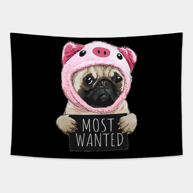 Most Wanted Tapestry by Mako Design 