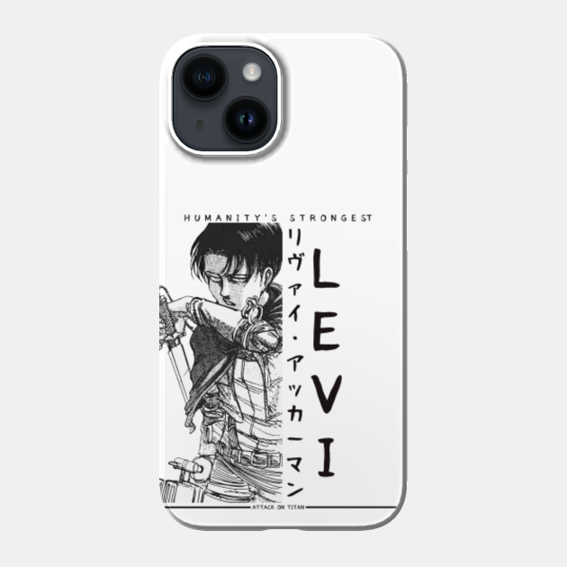 Captain Levi, Humanity's Strongest Soldier, Attack On Titan . Shingeki  No Kyojin - Levi Ackerman - Phone Case | TeePublic