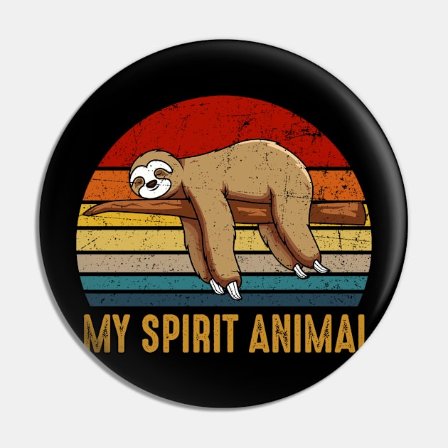 My Spirit Animal Vintage Pin by beckeraugustina