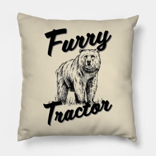 The Furry Tractor Pillow