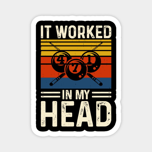 It Worked In My Head T shirt For Women T-Shirt Magnet by QueenTees