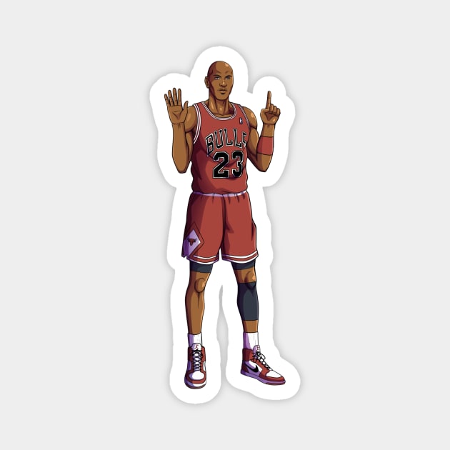 Anime Jordan Magnet by Jspa