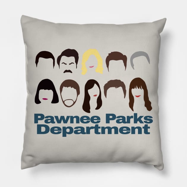 Parks Department Pillow by nicedrak