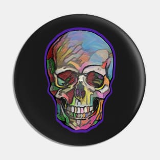 The Happy Skull (Purple) Pin