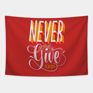 Never Give up Tapestry