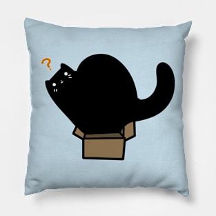 Black Cat Tiny Box Pillow