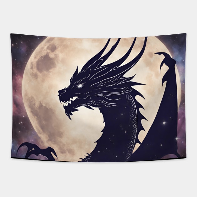 Dragon’s Night Tapestry by Alihassan-Art