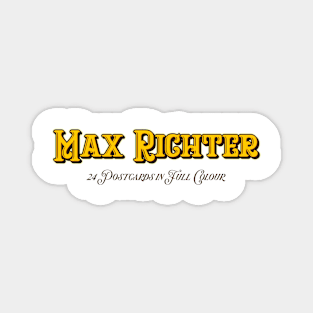 Max Richter 24 Postcards in Full Colour Magnet