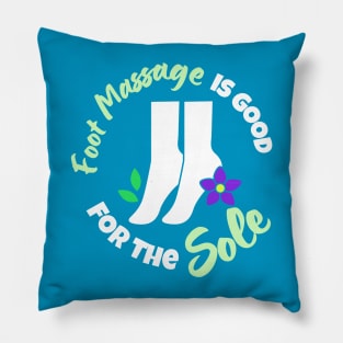 Foot Massage Zen Meme Pillow