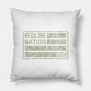 Redline Nation - Staff Car U.S. Army (Worn - Army Green) Pillow