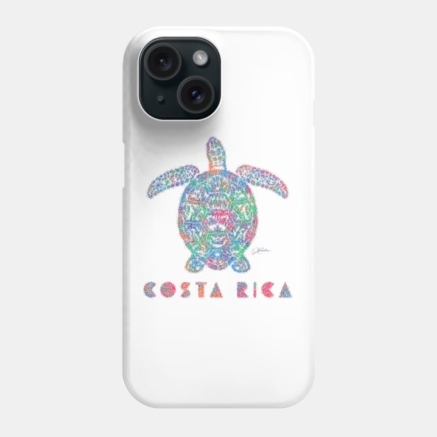 Costa Rica, Sea Turtle Phone Case by jcombs