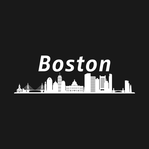 Boston Skyline by Fantastic Store