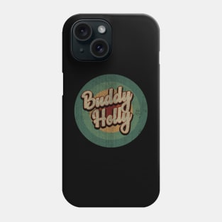 Circle Retro Vintage Buddy Holly Phone Case