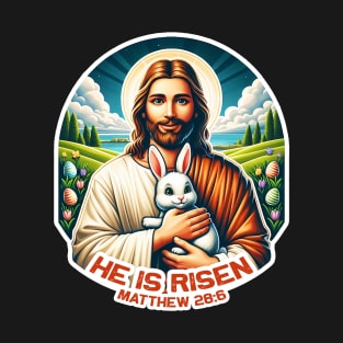 Matthew 28:6 He Is Risen T-Shirt