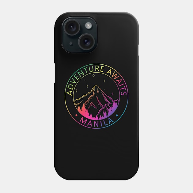 Manila, Philippines - Adventure Awaits Phone Case by ShopBuzz