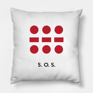 SOS: Morse Signal Pillow