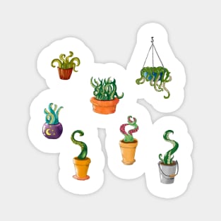 Octopod plants Magnet