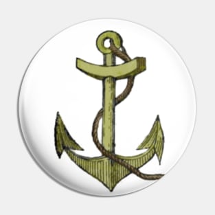 Gold Anchor Pin