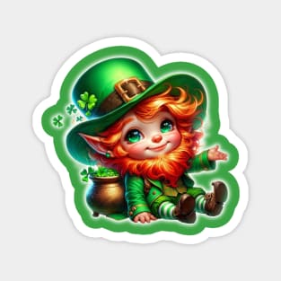 CUTIE LEPRECHAUN!☘️😊 Magnet