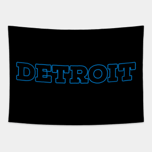 Detroit Blue Tapestry