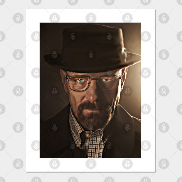 Walter White Digital Painting Breaking Bad Posters And Art