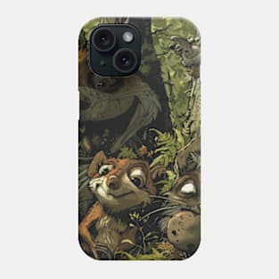 Goblincore Aesthetic - Forest Critters Phone Case