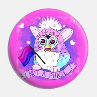 Bi pride furby Pin