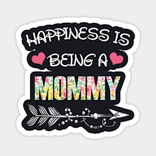 Happiness is being Mommy floral gift Magnet