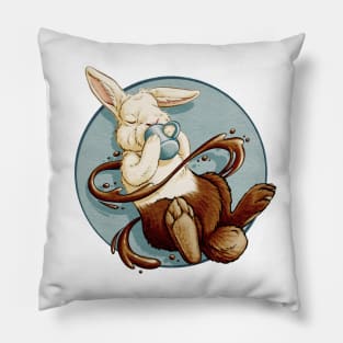 Kaffee Kaninchen Pillow