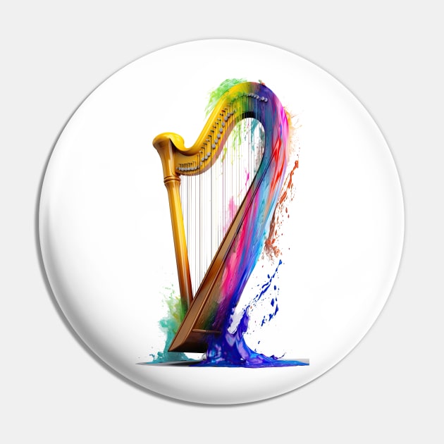 Harp Pin by Urban Archeology Shop Gallery