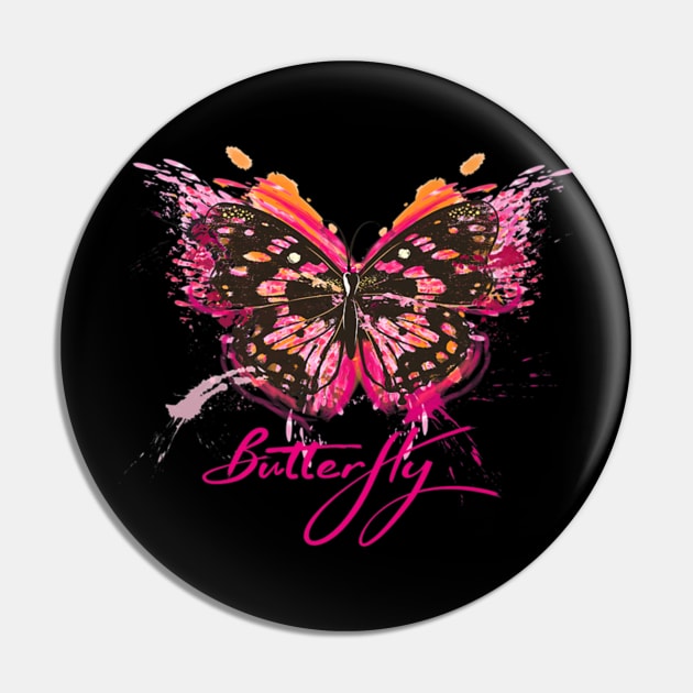 Butterfly Girls Pin by Near-Face Goddess