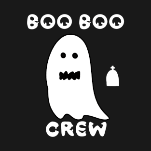 Boo Boo Crew Funny Ghost Halloween T-Shirt