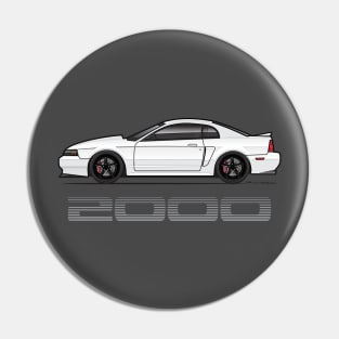 White 2000 Pin