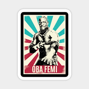 Vintage Retro Oba Femi Magnet