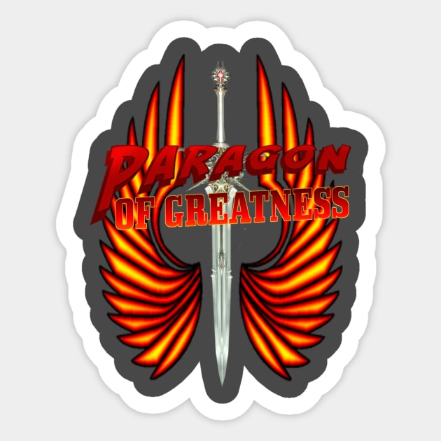 RWO PARAGON - Paragon Of Greatness - Sticker