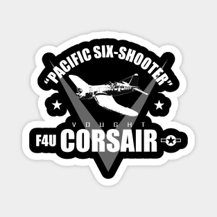 WW2 Fighter - F4U Corsair - Pacifc Six-Shooter Magnet