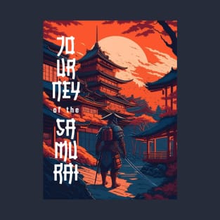 Futuristic Samurai: A Journey Through Time and Tradition T-Shirt