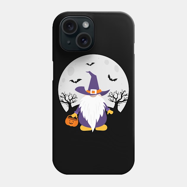 Halloween Gnome Phone Case by JabsCreative