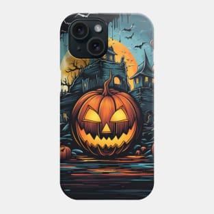 Halloween Vinyl Record Pumpkin Jack-o'-Lantern Phone Case