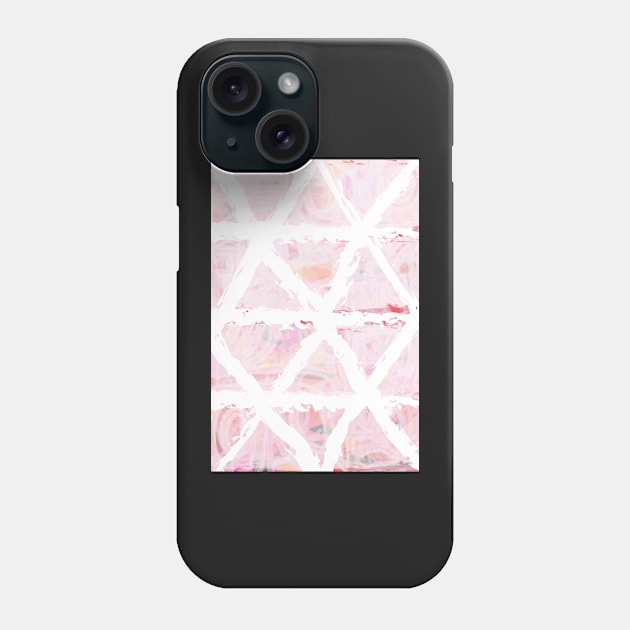 Triangle Skumble Pattern Phone Case by charker